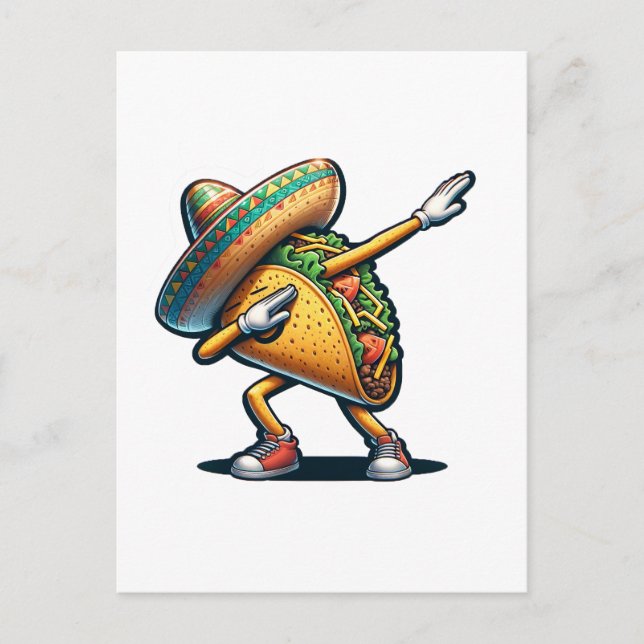 Carte Postale Cinco de Mayo Taco (Devant)