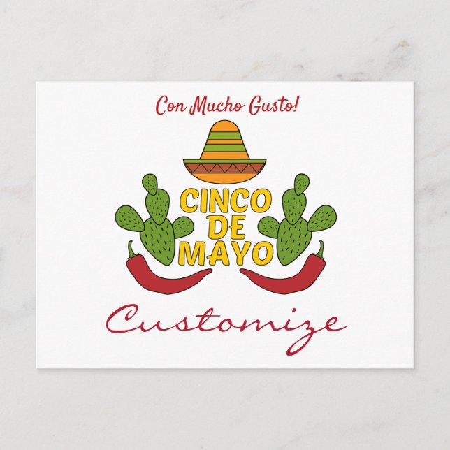 Carte Postale Cinco de Mayo Thunder_Cove (Devant)