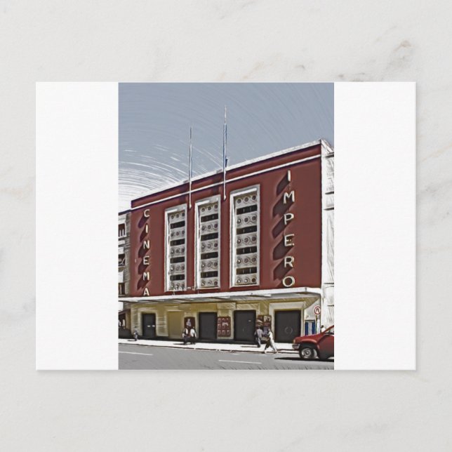 Carte Postale Cinéma Impero, Asmara (Devant)