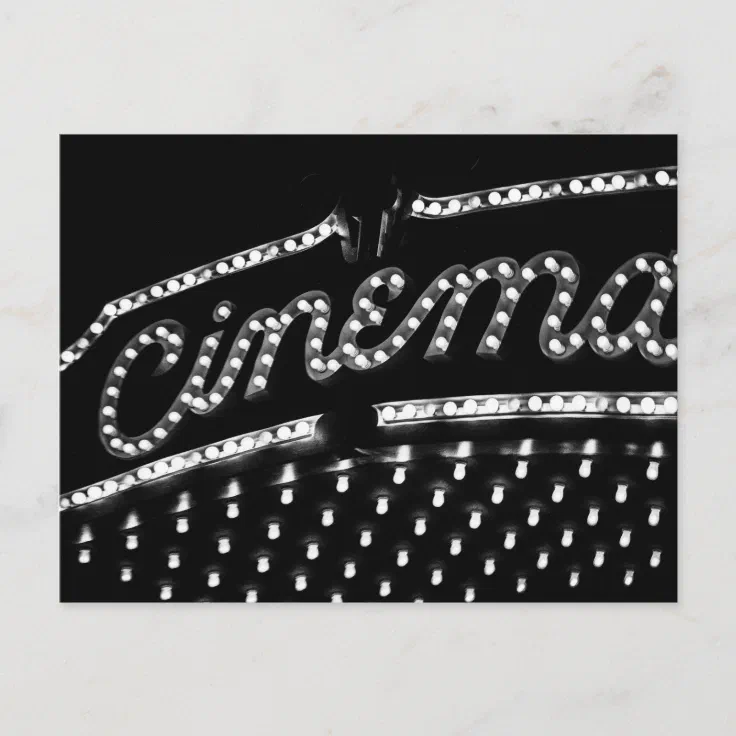 Carte Postale Cinema Marquee Zazzle Fr