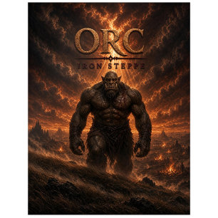 Carte Postale Cinéma sombre de la steppe de fer des orcs