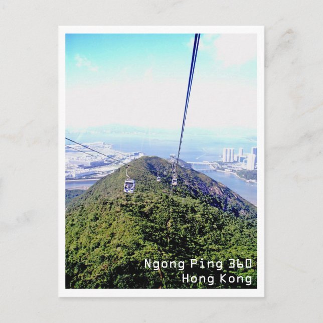 Carte Postale Cinglement 360, Hong Kong de Ngong (Devant)