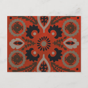Carte Postale Cinnabar Suzani II
