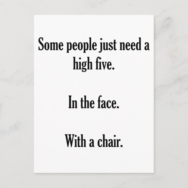 Carte Postale Cinq (Devant)