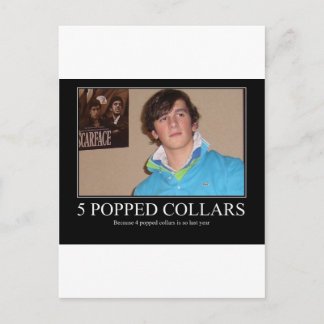 Carte Postale Cinq cols relevés cool