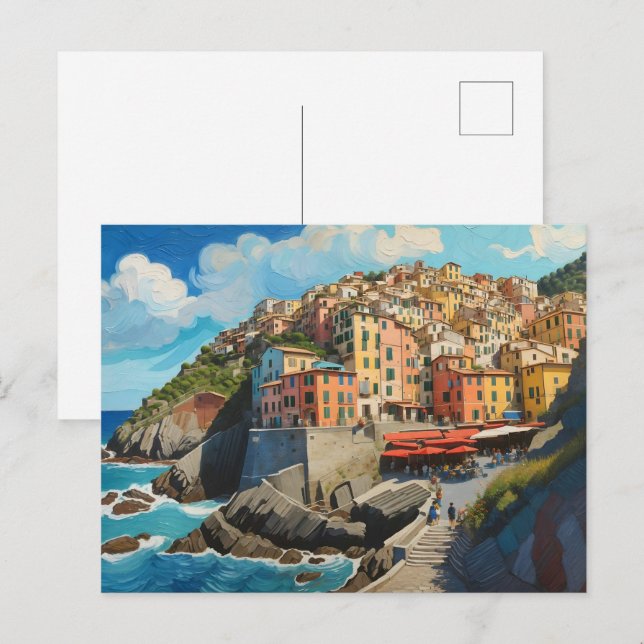 Carte Postale Cinque Terre (Devant / Derrière)