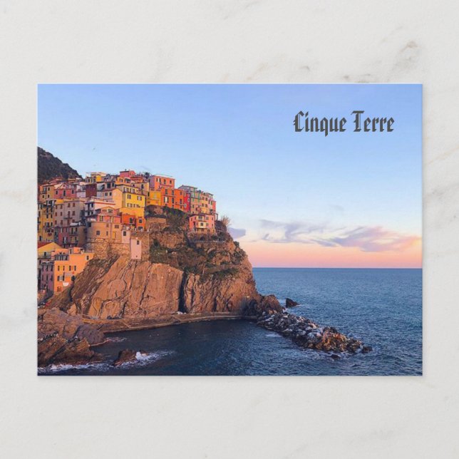 Carte Postale Cinque Terre, Italie (Devant)