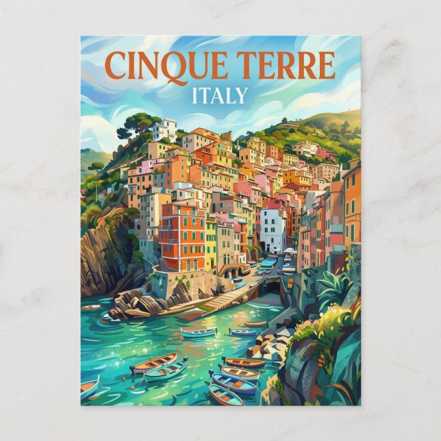 Carte Postale Cinque Terre Italie (Devant)