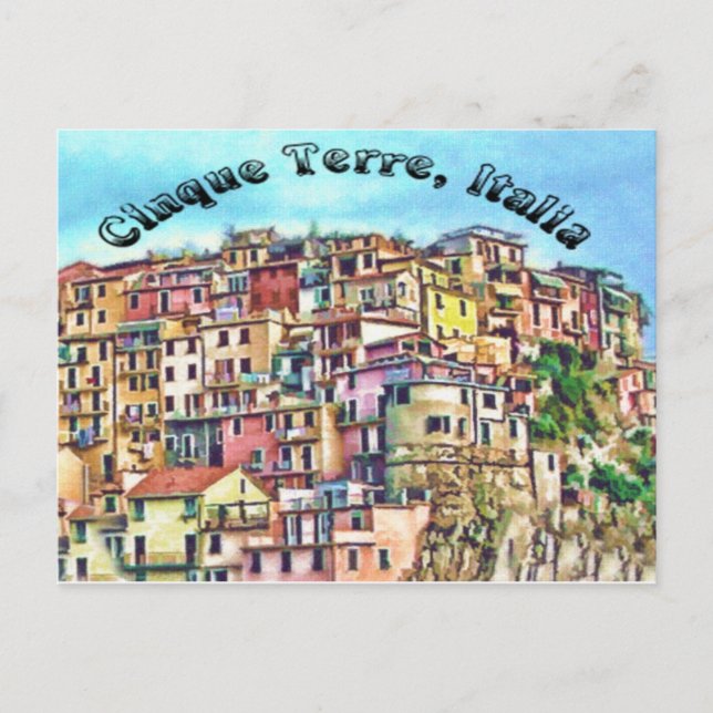 Carte Postale Cinque Terre, Italie (Devant)