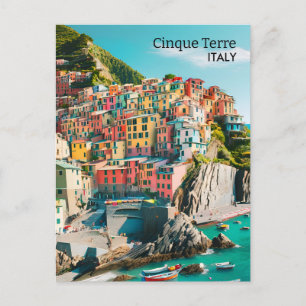 Carte Postale Cinque Terre, Italie - Photo personnalisable