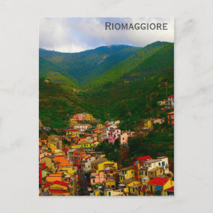 Carte Postale Cinque Terre Italie Riomaggiore