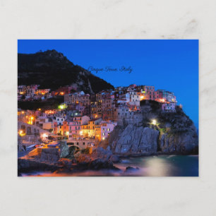 Carte Postale Cinque Terre, Italie vue panoramique