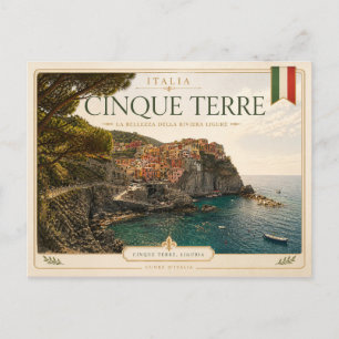 Carte Postale Cinque Terre, Ligurie - Italie
