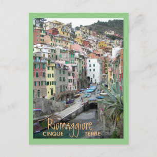 Carte Postale Cinque Terre (port de Riomaggiore)