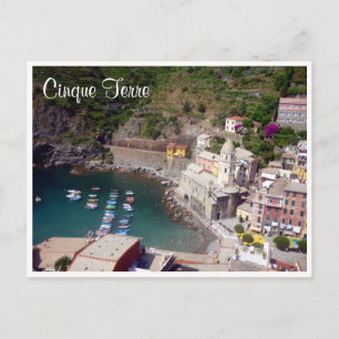Carte Postale cinque vernazza aérien