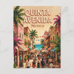 Carte Postale Cinquième Avenue Mexico