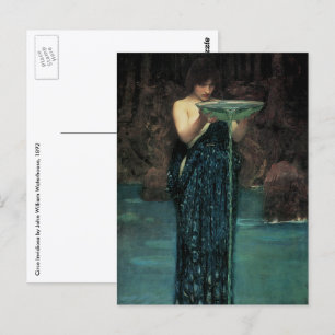 Carte Postale Circé Invidiosa de John William Waterhouse