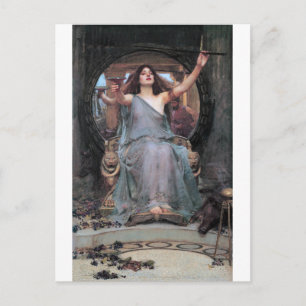 Carte Postale Circe Offrant la Coupe à Odysseus, Waterhouse