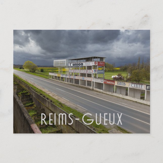 Carte Postale Circuit automobile de Reims-Gueux, France (Devant)