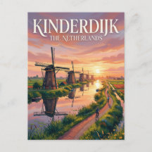 Circuit cyclable de Kinderdijk Pays-Bas