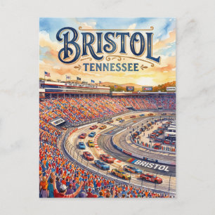 Carte Postale Circuit de Bristol Motor Speedway États-Unis