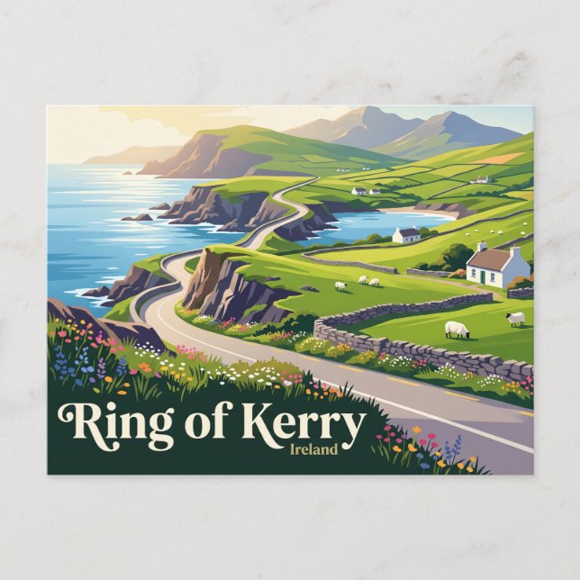 Carte Postale Circuit de Kerry Irlande (Devant)