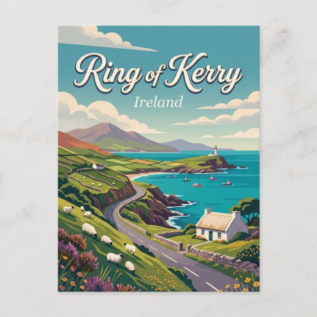 Carte Postale Circuit de Kerry Irlande (Devant)