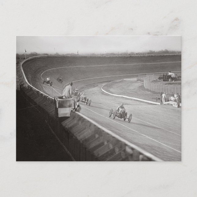 Carte Postale Circuit de piste de board, 1925 (Devant)