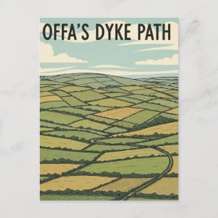 Carte Postale Circuit d'Offa's Dyke au Pays de Galles Voyage