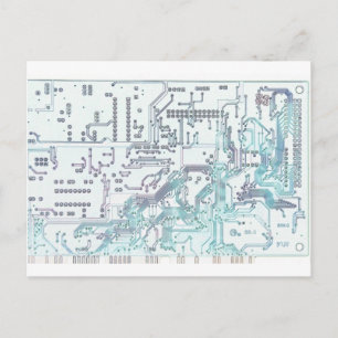 Carte Postale circuit électronique