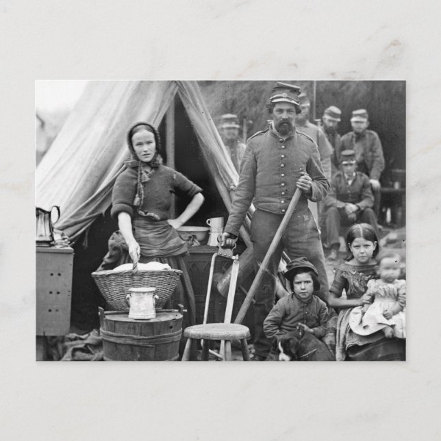 Carte Postale Circuit routier de la guerre de Sécession, 1861 (Devant)