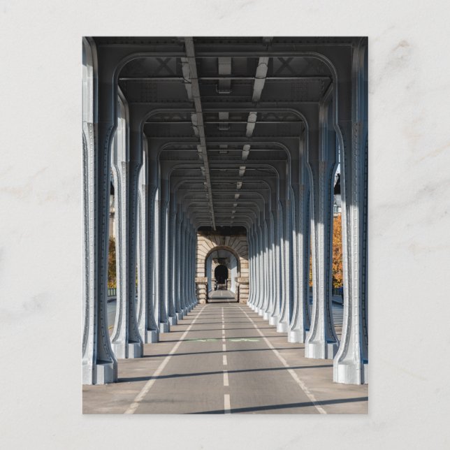 Carte Postale Circuit sur le pont Bir-Hakeim - Paris, France (Devant)