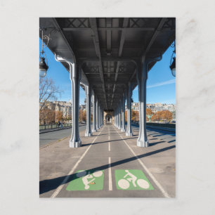 Carte Postale Circuit sur le pont Bir-Hakeim - Paris, France