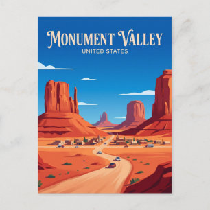 Carte Postale Circuit touristique de Monument Valley Arizona