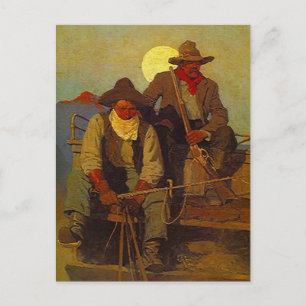 Carte Postale Circuits de tir à cheval Siège latéral Western-esq