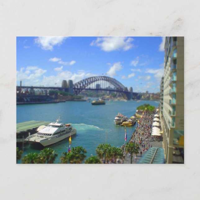 Carte Postale Circulaire Quay Sydney (Devant)