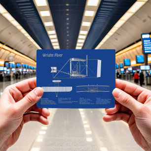 Carte Postale Circulaire Wright - Plan de dessin du plan d'avion