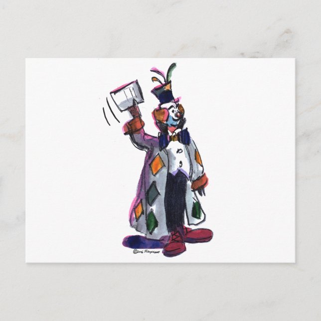 Carte Postale ciRcUs cLoWn (Devant)