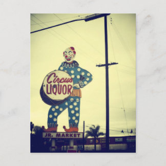 Carte Postale Circus Liquor