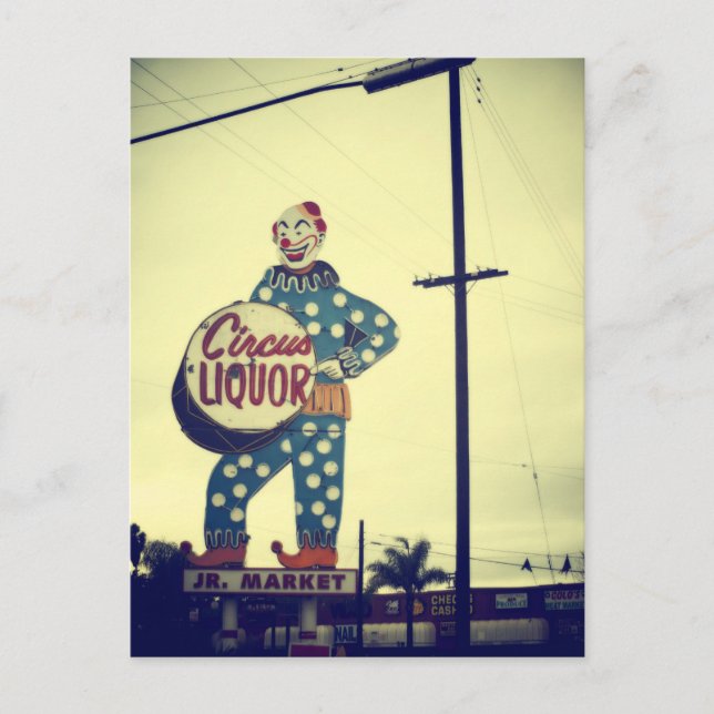 Carte Postale Circus Liquor (Devant)