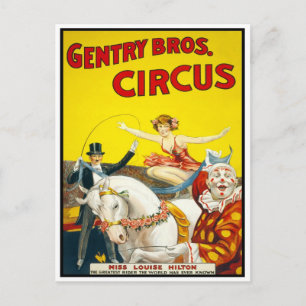 Carte Postale Circus Trick Rider, 1920