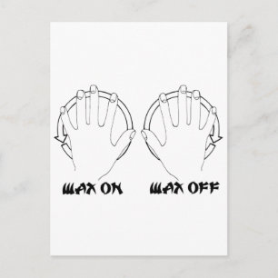 Carte Postale cire sur karaté