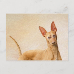 Carte Postale Cirneco dell’Etna Peinture - Cute Original Chien A