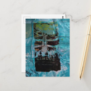 Carte Postale Cirque de côtes collage multimédia aléatoire