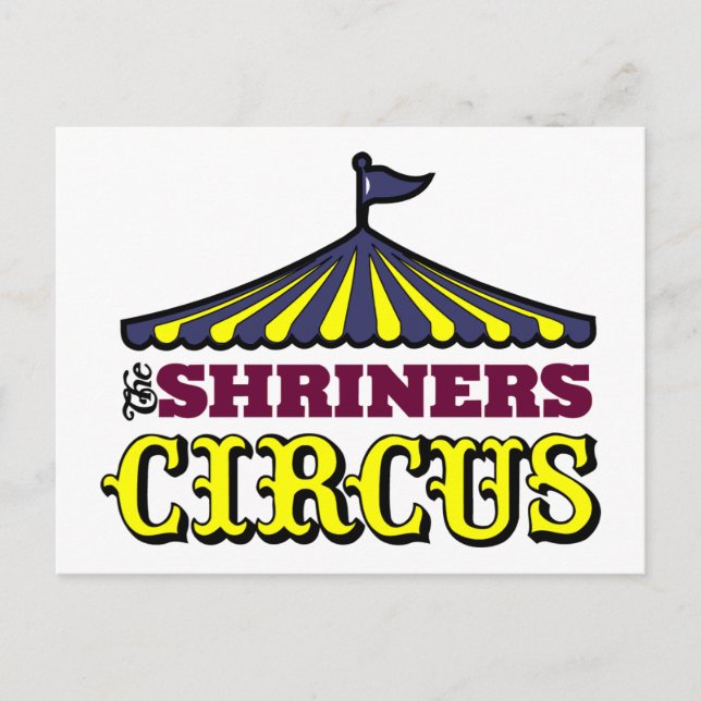 Carte Postale Cirque de Shriners (Devant)