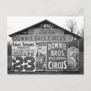 Carte Postale Cirque Downie Bros., 1936