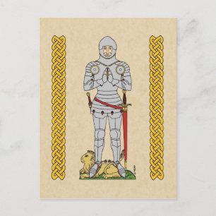 Carte Postale Cirque du Chevalier Médiéval Anglais 1430