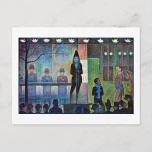 Carte Postale Cirque Sideshow, Seurat