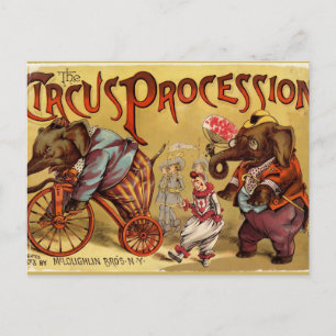 Carte Postale Cirque vintage