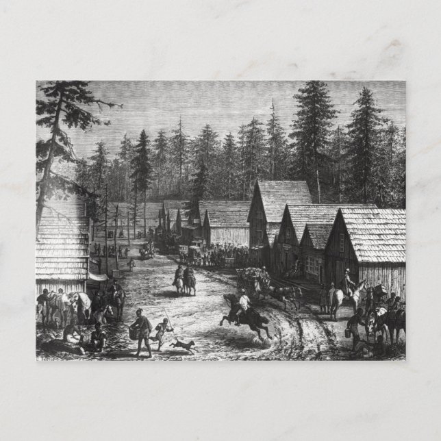 Carte Postale Cisco, station comté de Placer (Devant)